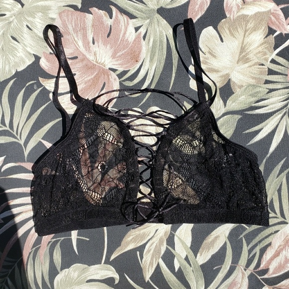 Dolls Kill Other - Widow spiderweb bralette